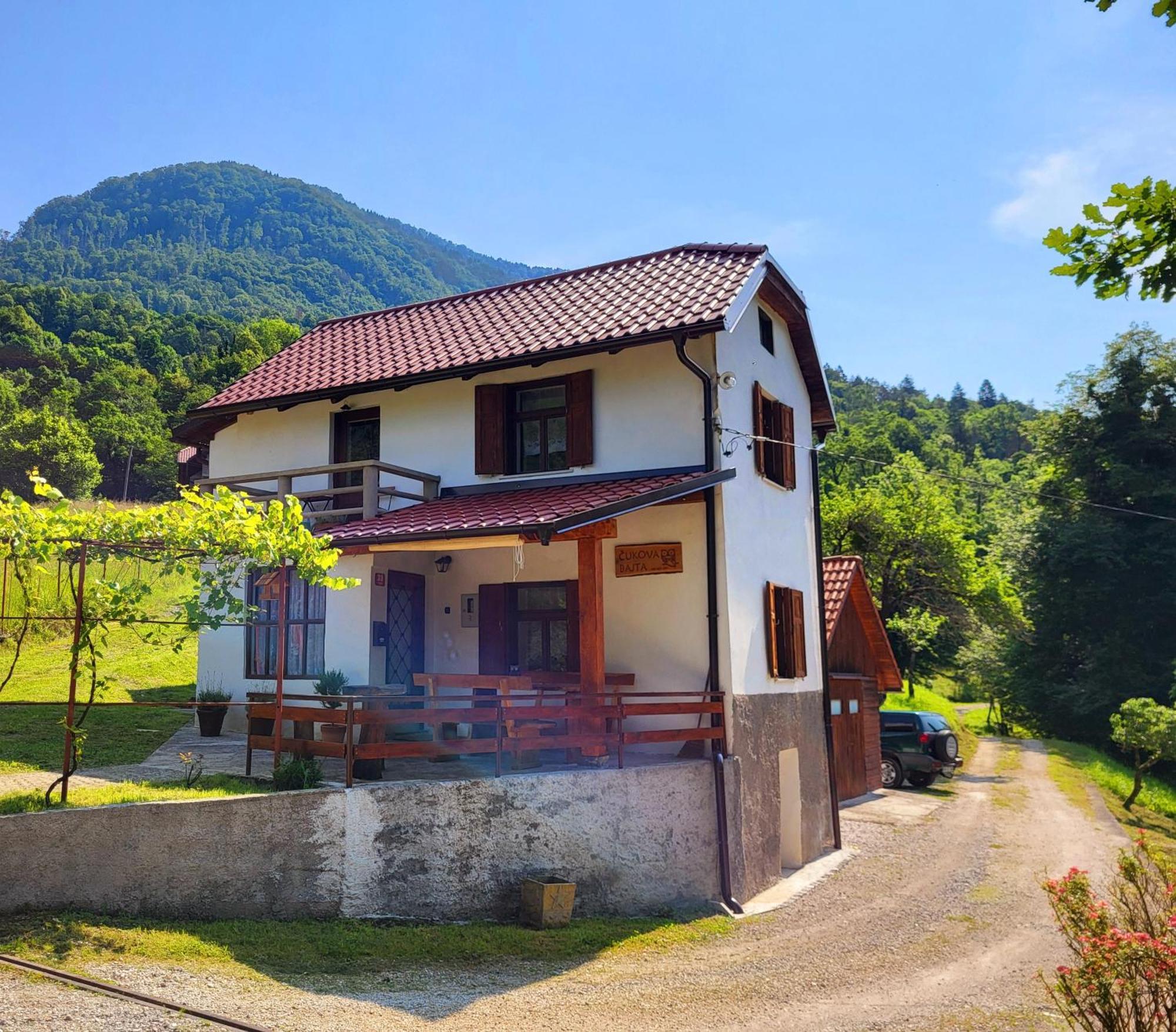 Villa Cukova Bajta Most na Soči Exterior foto